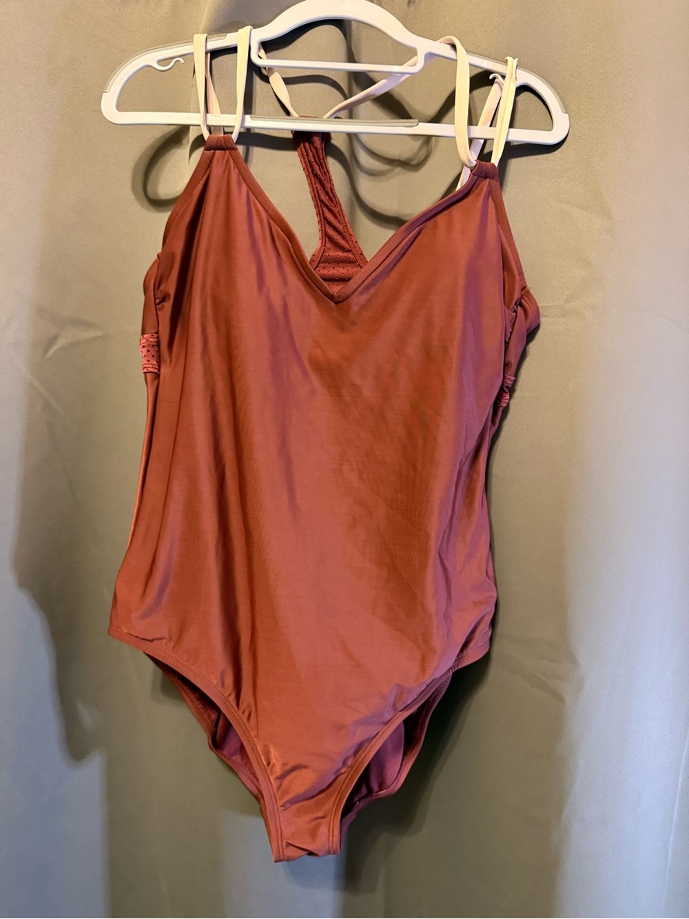 All in Motion Rust One-Piece Swimsuit